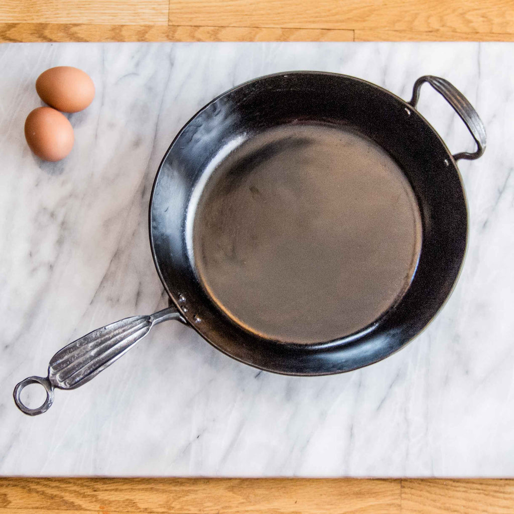 Carbon Steel Pan • Hand Forged Cookware • Newquist Forge