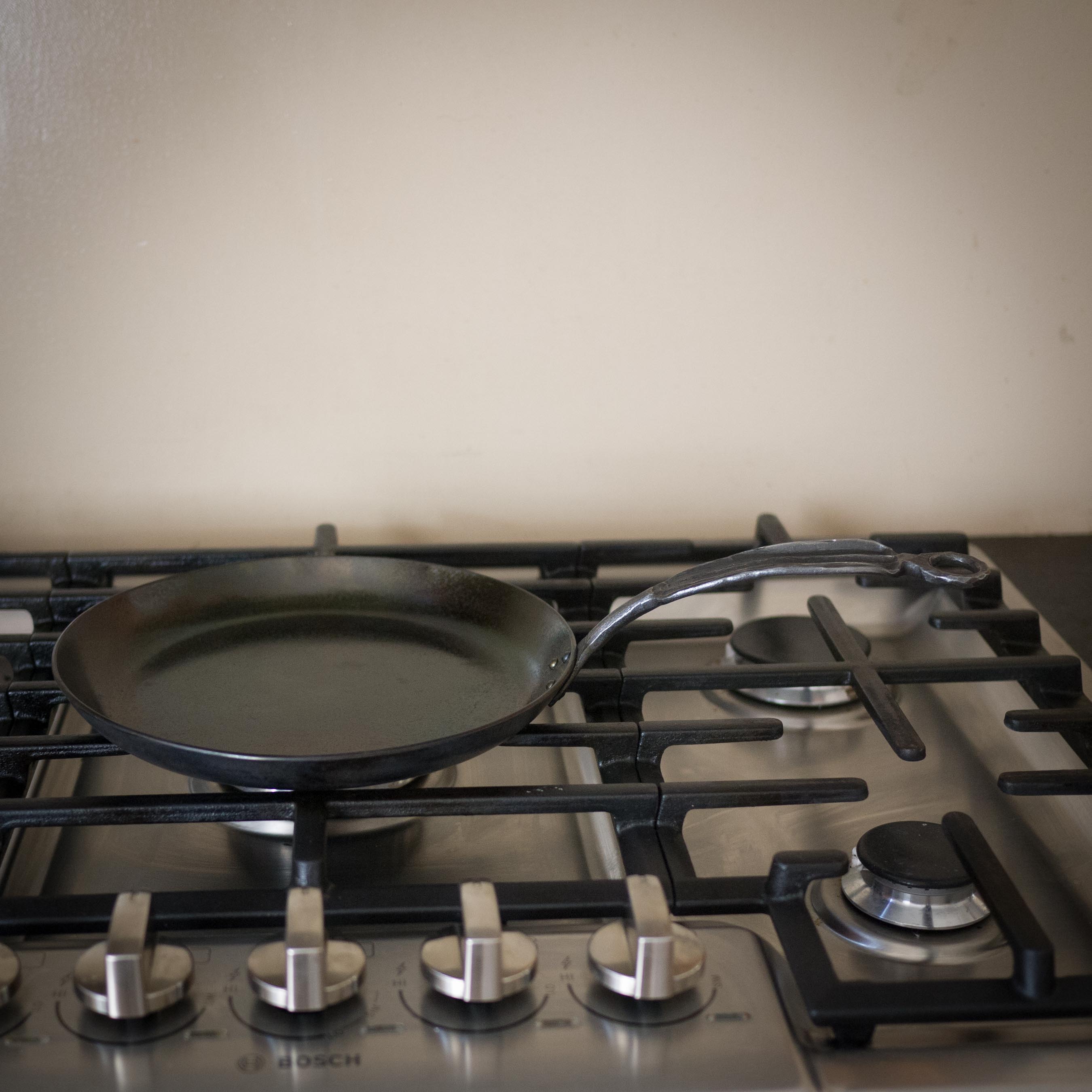 Carbon Steel French Skillet by Newquist Forge