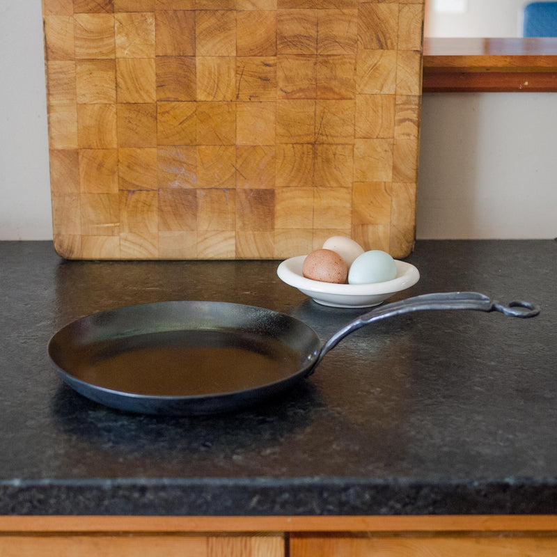 Carbon Steel Pan • Hand Forged Cookware • Newquist Forge
