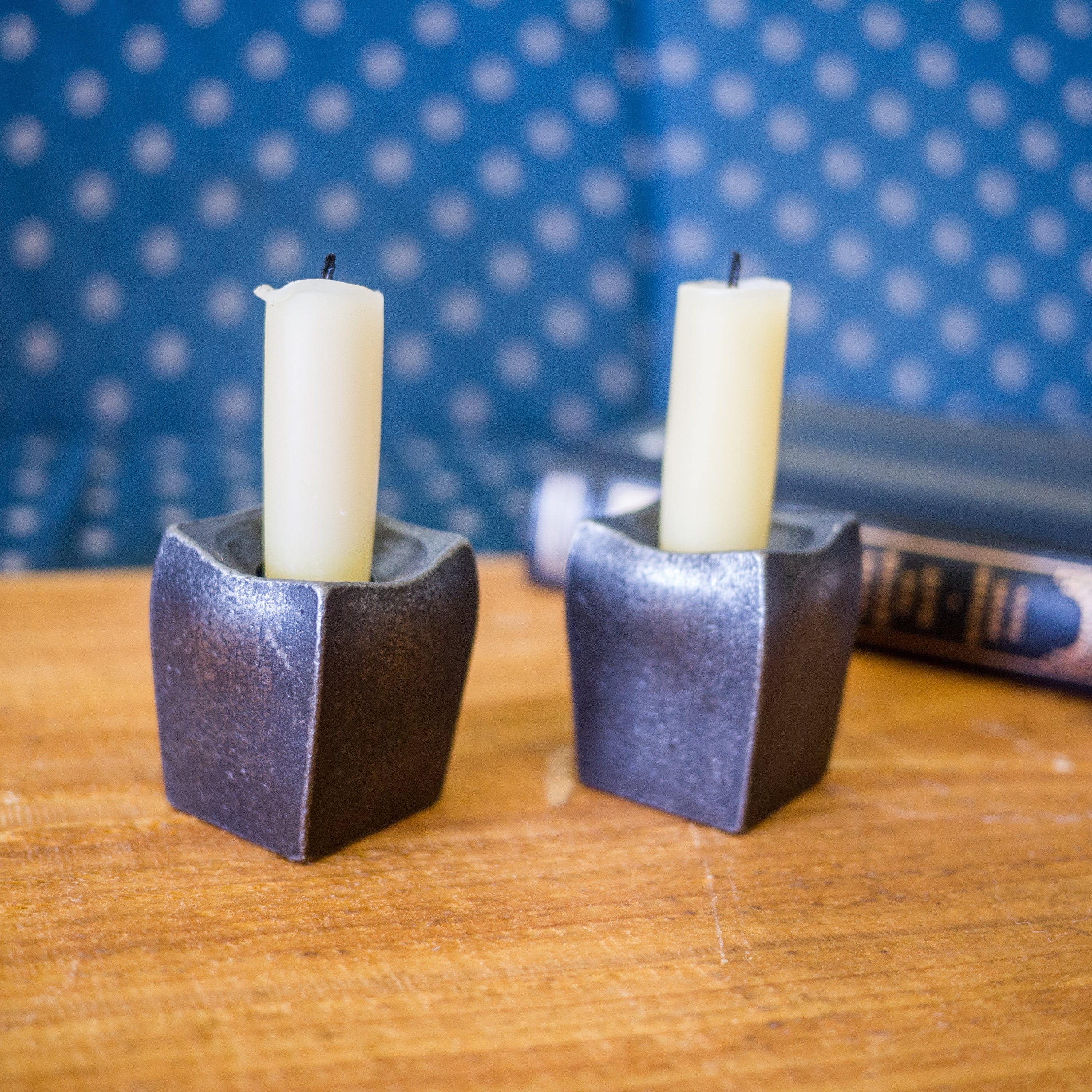 Hand Forged Tea Light Candleholder – Newquist Forge